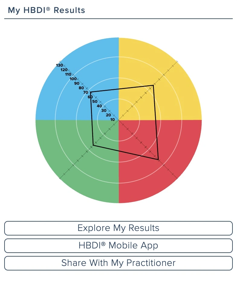 HBDI Results Sample